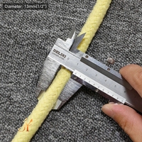 Corde en Kevlar pour spectacle de danse du feu, équipement de danse du feu, corde en Kevlar pur de 13 mm, 1/2 corde