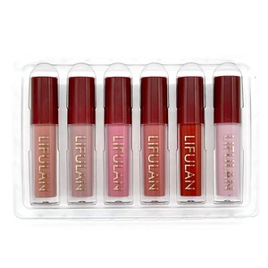 Nouveau modèle – Coffret de 6 rouges à lèvres liquides mats véganes à base de minéraux – Formule longue tenue et waterproof – OEM 15g – Vente en gros personnalisée - Product Image 5