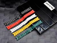 Bracelet de montre en fibre de carbone personnalisé, bracelet de remplacement pour Samsung Galaxy Watch et montre mécanique de luxe 18/22/24 mm