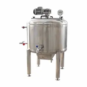 Toplu yoğurt fermentör gıda sterilizasyonu tankı pastörize süt üretim ekipmanları