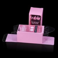 Boîte en PET pour éponge de maquillage, boîte d'emballage en plastique pour éponge de maquillage, vente en gros, personnalisable