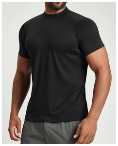 Camiseta de Manga Corta con Cuello Redondo Transpirable para Hombre, Primavera-Verano, Secado Rápido, Elástica, para Gimnasio, Entrenamiento, Senderismo al Aire Libre - Product Image 4