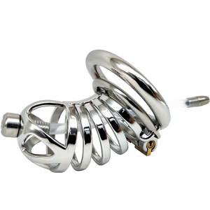 FRRK-12B Chastityล็อคผู้ใหญ่Chastityอุปกรณ์สแตนเลสSeriesผู้ผลิตโดยตรงA SubstituteผมDerailment - Product Image 3