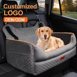 Detachable <strong>Dog</strong> Car Seat Memory Foam <strong>Dog</strong> Booster Seat <strong>Dogs</strong> Travel <strong>Bed</strong> With Thick Cushions Storage Bag For Large/medium-sized <strong>Dogs</strong> - Product Image 1