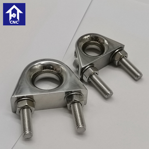 Organisateur de pont en <span class=keywords><strong>aluminium</strong></span> <span class=keywords><strong>anodisé</strong></span> personnalisé 6061 Anneaux de chaumard en acier inoxydable usinés CNC pour pont de yacht à voile - Product Image 1