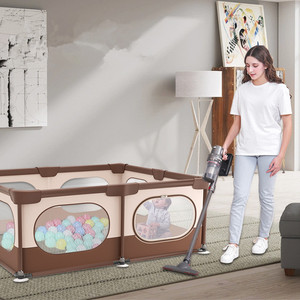 RHS-PPEN6 Il Miglior Box per Bambini Pieghevole al Mondo, Grande Recinto di Sicurezza in Plastica con Scivolo e Altalena, Set Completo per Bambini - Product Image 4
