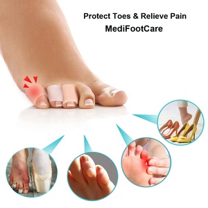 NUEVOS protectores de dedos Cubiertas de <span class=keywords><strong>silicona</strong></span> para dedos de los pies para <span class=keywords><strong>Ballet</strong></span> Hallux Valgus Orthotics Brace Shoes Pads Pain Relielf HA02031 - Product Image 3