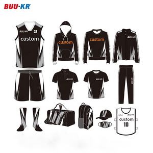 Buker 2024 nuevo estilo diseño bordado baloncesto conjunto Reversible entrenamiento equipo sublimación personalizado baloncesto uniforme para hombres - Product Image 2