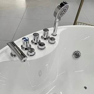 Luxe <span class=keywords><strong>pas</strong></span> <span class=keywords><strong>cher</strong></span> prix bain à remous sexe air massage bain à remous blanc <span class=keywords><strong>porte</strong></span> spa bains à remous pour la salle de bain - Product Image 3