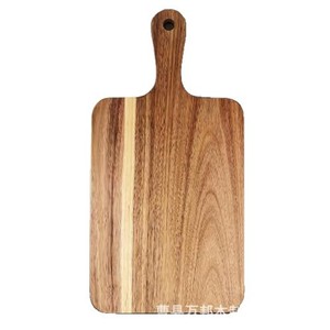 Planche à découper en bois d'acacia japonais sur mesure, planche à découper en bois pour cuisine d'hôtel, plateau à pain, plateau à fromage, plateau à steak et à pizza - Product Image 4