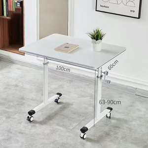 <strong>Suppliers</strong> HDF Standing <strong>Computer</strong> <strong>Desk</strong> Lift Top Coffee Table <strong>Column</strong> Manual Height <strong>Adjustable</strong> Modern Boss <strong>Desk</strong> For Stud - Product Image 4