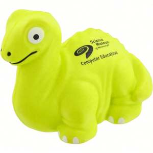 Jouet anti-stress en PU personnalisé avec logo de dinosaure, ballon anti-stress promotionnel - Product Image 2
