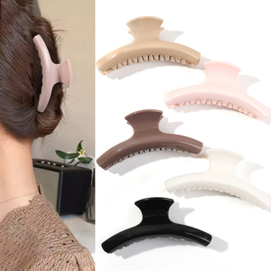 กิ๊บหนีบ<span class=keywords><strong>ผม</strong></span>พลาสติกสีพื้นแบบมันเงาปานกลาง ไม่ลื่น จับผมแน่น ทนทาน เข้าได้กับทุกชุด เหมาะสำหรับงานปาร์ตี้ ผู้หญิง <span class=keywords><strong>ผม</strong></span>บางถึงปานกลาง - Product Image 1