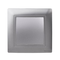 Enchufe Alemán Individual Moderno de 86*86mm, Gris, Ignífugo, con Panel Táctil, 3 Puertos USB A+C, Clasificación IP23, 250V/110V 16A