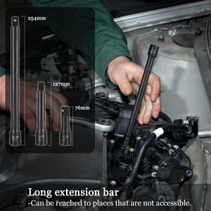 Juego de Llaves de Impacto Cr-V de 1/2 Pulgadas, 20 Unidades - Product Image 4