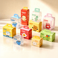 Boîte pliante transparente en plastique RPET personnalisable ISO9001, boîte d'emballage cadeau et artisanat en PVC PET, boîte pliable en plastique