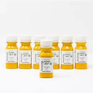 Venta al por Mayor de Fábrica, Botellas de Jengibre de 2 oz (60 ml), Botellas de Plástico para Bebidas, Botella Pequeña - Product Image 1