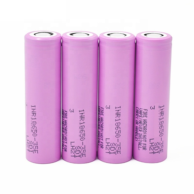 Authentic 18650 Battery 3500mah Rechargeable Lithium Ion Battery 10A Discharge for samsung 18650 35E