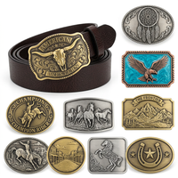 Fabricants de boucles de ceinture Western Cowboys, boucles de ceinture personnalisées avec logo, en métal, laiton, cuivre, acier inoxydable, alliage de zinc, pour hommes