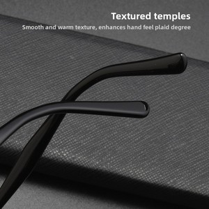 Gafas ópticas para miopía con lentes AC ultraligeras <span class=keywords><strong>de</strong></span> titanio puro con montura redonda retro vintage Black-Storm H33090 - Product Image 5