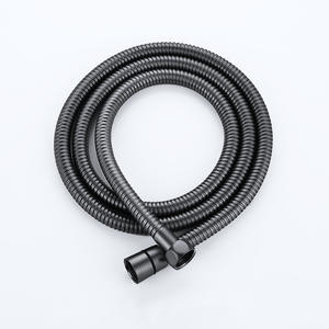 Manguera de ducha flexible de acero inoxidable de 1/2 pulgada, cromada, a prueba de explosiones, con doble hebilla de cobre para uso en el baño - Product Image 2