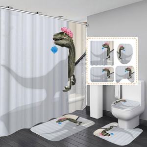 Juegos de Cortinas de Ducha para Baño con Alfombras, Impresión Personalizada por Sublimación - Product Image 3