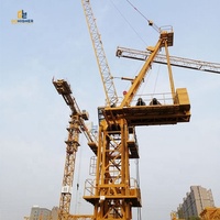 Grue à flèche basculante de 12 tonnes pour la construction de bâtiments de grande hauteur, équipement de manutention de matériaux