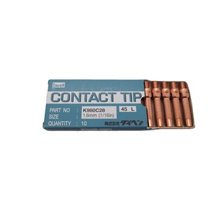 Pointe de contact Daihen K980C28 1,6 mm 45L en cuivre chromé zirconium pour soudage - Product Image 1