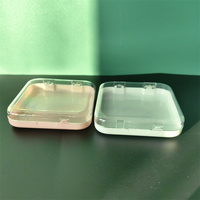 Boîte d'emballage vide en acrylique pour faux ongles, présentoir 4 couleurs pour ciseaux de manucure artificielle