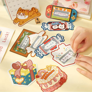 定制刮刮卡制造商定制刮刮卡，带有奖励和促销标志 - Product Image 4