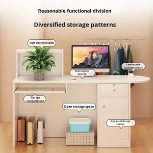 Bureau <span class=keywords><strong>d</strong></span>'<span class=keywords><strong>accueil</strong></span> moderne, simple, durable et écologique en bois, pour usage commercial dans les supermarchés, salons de coiffure, magasins de vêtements - Product Image 4