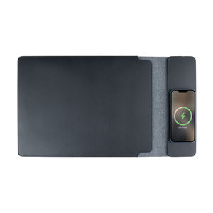 Custodia per Laptop in Pelle Morbida Ecologica Impermeabile con Caricatore Wireless 14/16 Pollici per Notebook <span class=keywords><strong>Macbook</strong></span> per Lavoro in Pelle PU - Product Image 1