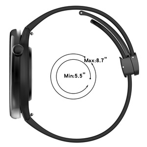 Adecuado para Huami <span class=keywords><strong>Gtr</strong></span> <span class=keywords><strong>Mini</strong></span> correa de hebilla para Bip3/Gts4 pulsera magnética para hombres y mujeres correa de silicona suave - Product Image 3