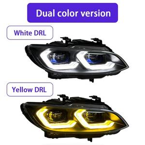 Conjunto de Faros LED de Doble Color para <span class=keywords><strong>BMW</strong></span> Serie 3 E92/E93 M3 (2007-2010), Faros Delanteros Modificados - Product Image 2