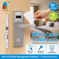 Cerradura Electrónica RFID sin Llave para Puerta de Hotel, Sistema de Cerradura con Tarjeta Magnética para Habitaciones de Hotel