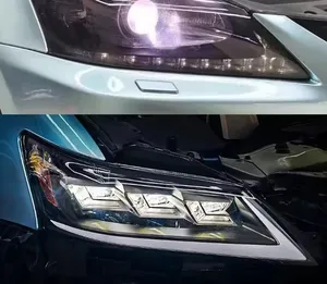 Full LED Dynamic Triple Eyes Headlight Headlamp Assembly For Lexus GS250 2009-2015 Upgrade Head Lamp