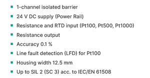 P+F Original Barrera Aislada KCD2-RR2-Ex1 Repetidor de Resistencia Amplificador de Interruptor Seguridad Intrínseca - Product Image 2