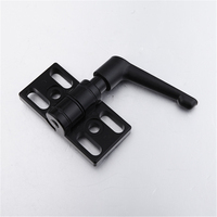 Charnière pivotante pliable réglable avec poignée de verrouillage pour profil 4040, fente 8, charnière de porte à bout