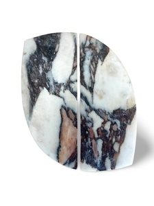 Modern Light Luxury Pure Natural Marble Furniture Handles and <strong>Knob</strong> for Cabinet and Wardrobe <strong>Doors</strong> with Customization - Product Image 1