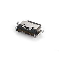 Conector USB 2.0 Tipo C Hembra MUP 16P de Una Sola Fila, DP100W, Conector Eléctrico para PCB, para Móviles y Tablets
