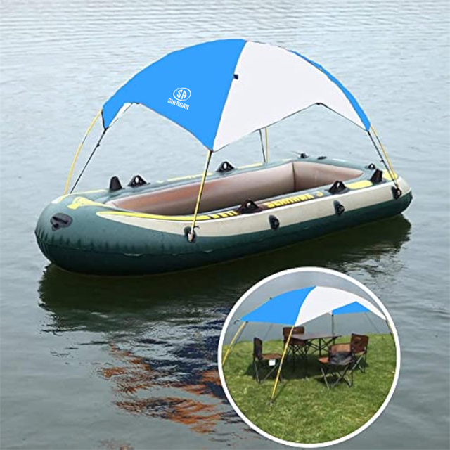 Parasol Gonflable Pour Bateau 2 à 4 Places – Protection UV Et Pluie, Facile à Monter