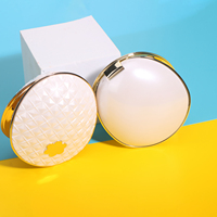 Nouveautés 2026 Tendance : Boîtier pliable personnalisable en plastique transparent pour crème visage, design unique, coques blanches, avec coussin d'air