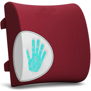 Coussin de soutien lombaire pour chaise de jeu et de voiture, soulagement de la douleur, amélioration de la posture, mousse à mémoire de forme - Product Image 1