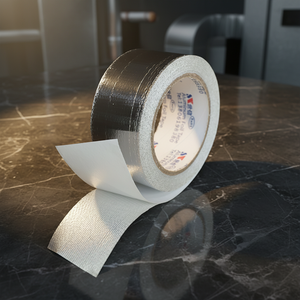 유리섬유 알루미늄 호일 테이프 내열 단열재 (벽 수리 및 보강용 알루미늄 실링 테이프) - Product Image 1