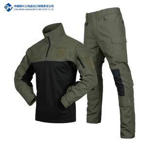 <span class=keywords><strong>Multicam</strong></span> Vert Olive Tactical Frog Suit Ripstop Camouflage Battlefield Uniform pour l'entraînement en plein air et les opérations sur le terrain - Product Image 4