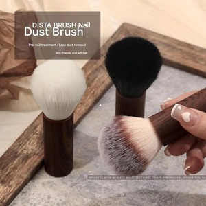 Walnut Wood Nail <b>Dust</b> <b>Brush</b> Soft Hair Nylon Manicure Cleaning Tool for Pedicure - Product Image 6