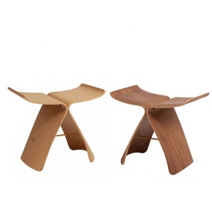 Morezhome moderno diseñador hermosa habitación cambiando de madera de la habitación <span class=keywords><strong>mariposa</strong></span> <span class=keywords><strong>taburete</strong></span> - Product Image 5