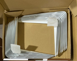 Giá Treo Tường 5X6 Inch Hình Tam Giác Phải 90 Độ Hình Chữ L Góc Treo Màu Trắng Giá Đỡ - Product Image 5