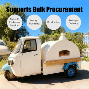 Triciclo Elettrico per Consegne Completamente Attrezzato, Rimorchio Mobile per Cucina, Food Truck per <span class=keywords><strong>Gelati</strong></span> e Pizza - Product Image 2