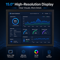 Pantalla Inteligente Proculus de Alto Rendimiento con Sistema Android 12/13, RK3568, Pantalla Táctil de 15 Pulgadas, Controlador para Máquinas Expendedoras, Pantalla TFT LCD